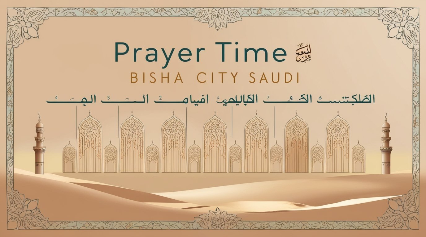 prayer time - salah time bisha city