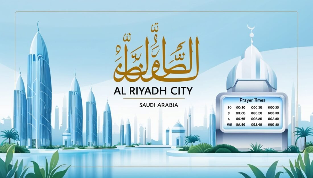 مواقيت الصلاة في الرياض- prayer times in al riyadh city