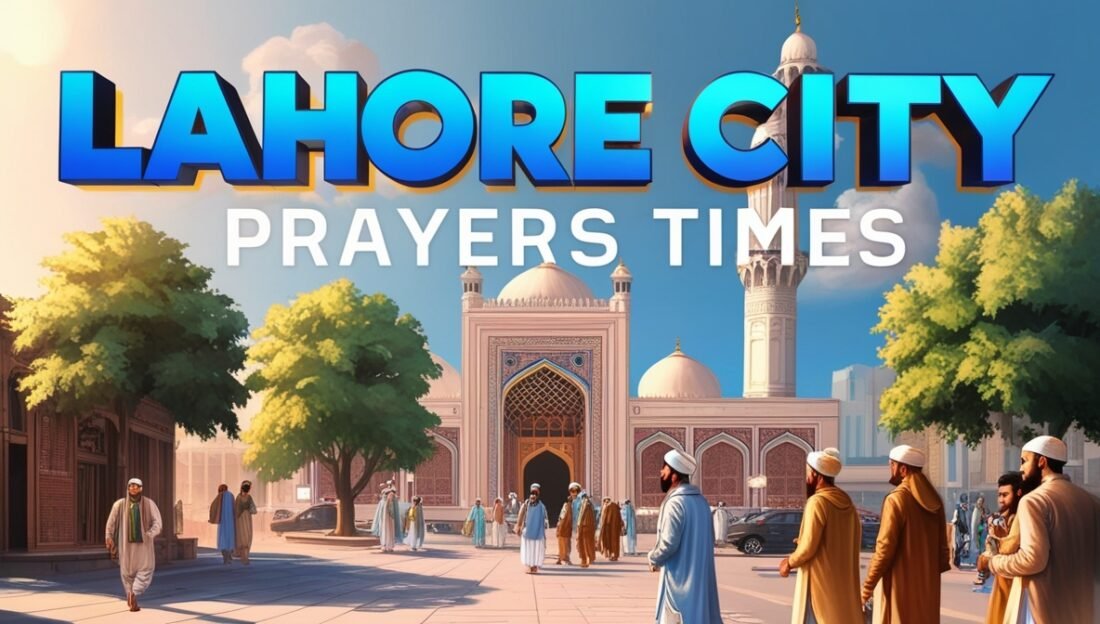 Prayer time - salah time Lahore city - fajr time lahore - namaz timing lahore - maghrib time lahore - prayer time lahore