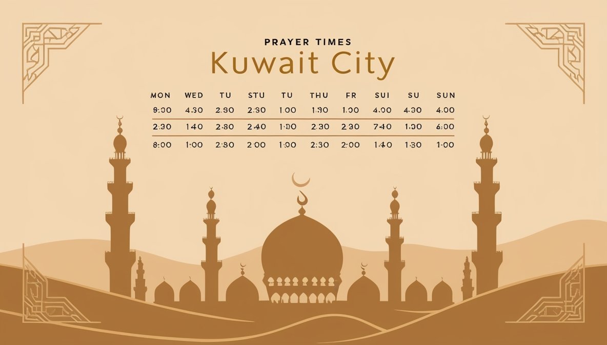 prayer time Kuwait