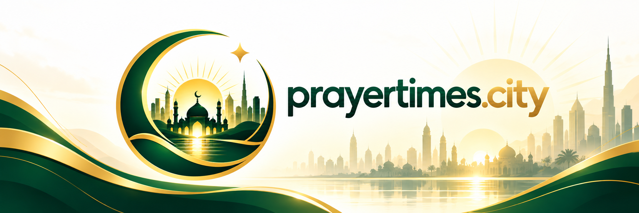 Prayer times Mosque City banner