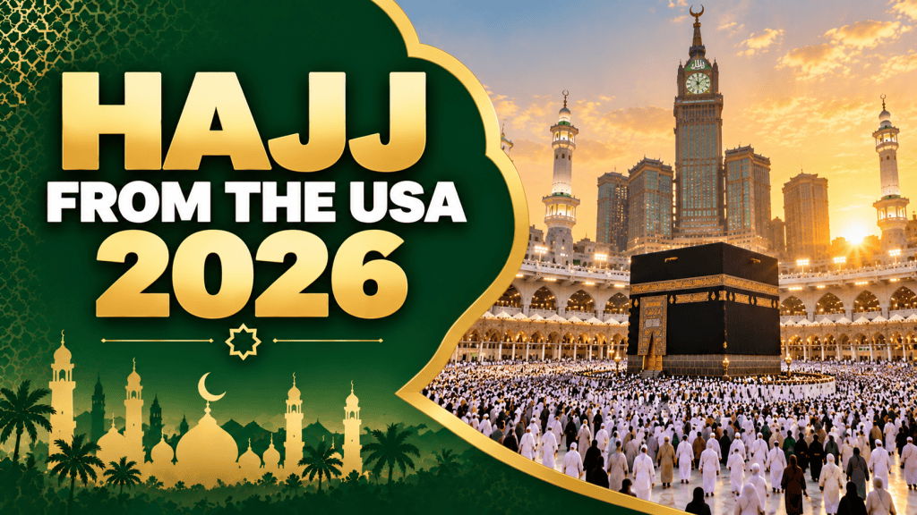 Pilgrims at Arafat during Hajj from the USA